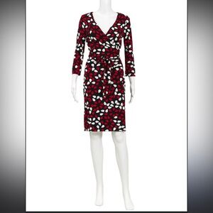 BRAND NEW Diane Von Furstenberg Floral Wrap Dress
